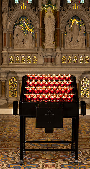 Lampadário 68 velas preto